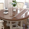 NECAUX 15 Inch Round Clear Table Cover Protector, 2mm Thick Upgraded Version,