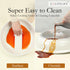 ESLITE LIFE Nonstick Ceramic Frying Pan Skillet, 8'' (White), Non-Toxic, Compatible with All Stovetops, PTFE & PFOA Free