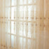 WINYY European Style Sheer Curtain, 1 Panel Voile Rod Pocket Top Window Drape for Bedroom Living Room, 52"x84"