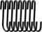 24 Pack ESFUN 3 inch Heavy Duty S Hooks, Black S Shaped Hanging Hooks for Kitchenware & More