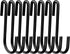 24 Pack ESFUN 3 inch Heavy Duty S Hooks, Black S Shaped Hanging Hooks for Kitchenware & More
