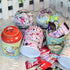 TooGet Elegant Metal Tinplate Empty Tins, Shabby Chic Mini-boxes for DIY Candles, 6-Pack