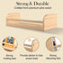 16.5 inch Set 3 Floating Nursery Book Shelves, Wall Book Shelves Kids Room, of Baby Shelves for Nursery Dcor, Ideal