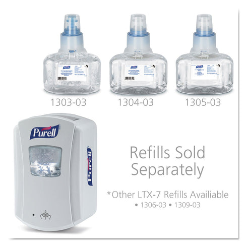 LTX-7 700 mL LTX-7 (Pack 1) 1320-04 PURELL Touch-Free Hand Sanitizer Dispenser, White, for PURELL Sanitizer Refills