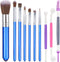 10 Pieces Cake Baking Brushes, Food Paint Brush Set for Cookie Decoration, Fondant and Gum Paste Tool