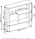 Espresso/Black Slim Space-Saving Storage Rack by Furinno