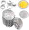 Egg Tart Molds, 32 Pack Mini Tart Tins, 2.75 inch Aluminum Tart Pans for Baking