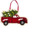 Evergreen Flag Beautiful Christmas Tree Truck - Hooked Hanging Door Décor, 23 x 1 x 15 Inches