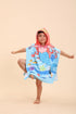 TEHALK 2-10 Swimming Mermaid Kids Hooded Beach Towels - Poncho Style, Years, & Pool Towels