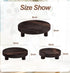 LINGXIANSENG 3 5/6/8" Pcs Wooden Risers for Display, Round Wood Riser Plant Stand Pedestal Stand, Flower Pot Holder