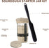 Set Complete Sourdough Starter Kit with Banneton Proofing Basket & Dough Scraper All-in-One Bread Baking for Homemade