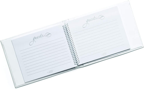 Guest Book, Swirl Dots In Loving Memory, 7.5 x 5.75-Inches