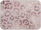 OREZI Absorbent Dish Drying Mat, Rose Golden Leopard Print, 16 x 18 Inches for Kitchen Counter