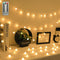 ZIMINGU LED Ball String Lights, 19.6FT 40LEDs Globe Waterproof Fairy String Lights
