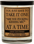 You Just Have to Take It, Funny Candles Gift for Women, Inappropriate Lavender Scented Candles with Sayings, Made in USA