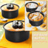 E-far 4 Inch Cake Pan Set of 3, Nonstick Stainless Steel Mini Round Pans for Baking Smash Cakes