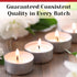 Tea Light Candles in Metal Cups - 250 Bulk White Unscented Votive Candles, 4.5 Hours Long Burning for Romantic Dinner