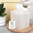 PU Leather Tissue Box Cover, Square Organizer Dispenser for Bathroom, Bedroom, Vanity Countertop, Office, Car, Griege
