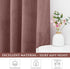84 inches Grommet W52 L84, 2 StangH Velvet Curtains Long, Wild Rose Pink Room Darkening Curtains for Bedroom, Nursery