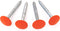 Survey Marker - 4 Pack - Low Profile Survey Stakes (Hi-Vis Orange)