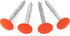 Survey Marker - 4 Pack - Low Profile Survey Stakes (Hi-Vis Orange)