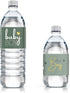 DISTINCTIVS Green Its a Boy Baby Shower Water Bottle Labels, Baby Shower
