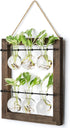 Mkono Propagation Station Wall Hanging Glass Planter, Flower Bulb Vase Plant Terrarium