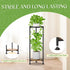 2 30 Inch iDavosic.ly Tier Corner Plant Stand Indoor, Tall Vertical Metal Flower Heavy Duty Pot Holder Shelf Outdoor