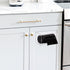 Trash Bag Dispenser Roll Holder, Wall Mount Acrylic Garbage Bag Dispenser Roll Holder for Kitchen Cabinet, Trash Can
