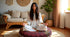 4 32" ICC Large Round seat Floor Cushion Chair Ottoman Cover Pouf Pillow Meditation Floor Cushions Cases Seating