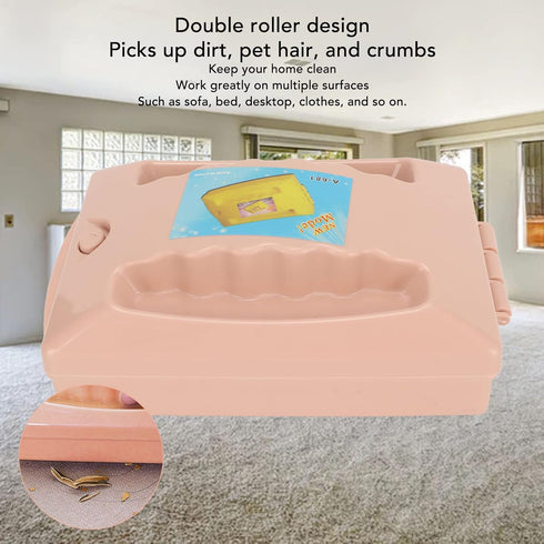 Carpet Sofa Sweeper, Handheld Carpet Brush with Triple Brush Head, Cleansing Brush for Desktop Bed and Firm Carpet