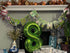 40 Inch Large Green Digital Balloon Number 8 - Helium Foil Polyester Film for Jungle Themed Birthday Party Decoration