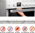 7Pcs Refrigerator Door Handle Cover, Washable Kitchen Appliance Decor for Fridge Oven Microwave Protector