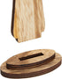 Juvale 3-Pack Wooden Cross Baptism Centerpieces, 6 x 2 x 9 In Brown Rustic Wood for Baptism Decor & First Communion