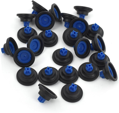 25 Pack Blue Tip Diaphragm Replaces 823492 Compatible with Wascomat Huebsch, Speed Queen, Unimac Washing Machines Replaces 300202 823493 823499