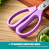 KUNIFU Heavy Duty Kitchen Scissors, All Purpose Shears, Dishwasher Safe, Ultra Sharp Stainless Steel