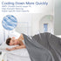 Topcee Cooling Blanket for Night Sweats, Q-Max 0.5, Lightweight Sofa Throw Blanket, 50"x70", Absorbs Heat for Hot