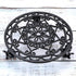 Skelang 12.6 Inches 350 Lbs Plant Stand, Cast Iron Plant Pallet Caddy, Plant Pot Dolly with Brake Wheel, Load Capacity