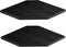JJL Corner Shelves, 12 Inch Corner Shelf Wall Mounted with Wire Hole, 2