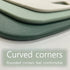 Kitchen Plastic Cutting Board Set of 3, Professional Multi Color Dishwasher Safe Chopping Boards for Fruit & Meat, Green