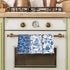 Hanamiya Na 3Pcs Exquisite Traditional Landscape Kitchen Towels, Koi Fish Floral Decorative Absorbent Microfiber Dish