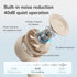 JISULIFE Handheld Portable Turbo Fan, 4000mAh USB Rechargeable Mini Fan with 16H Max Cooling Time, Brown