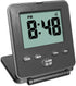 Digital Travel Alarm Clock - Simple Operation, Loud Alarm, Snooze, Small and Light, Battery Powered, Black