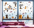 CCINEE Halloween Window Stickers,10 Sheets Halloween Window Clings Decals for Halloween Party Decoration Glass Windom Indoor and Outdoor Home Decor