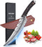 Huusk Japan Knife Hand Forged Viking Knife, High Carbon Steel Butcher and Boning Knife for Meat Cutting, Cooking Knife