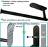 Upgraded Calegency Paper Towel Holder, Under Cabinet Wall Mounted Dispenser, Matte Black for Bathroom and Kitchen