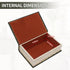 Microkize Little Women Decorative Book Box, Faux Book Safe with Lid, Hidden Storage Compartment for Remote Control
