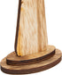 Juvale 3-Pack Wooden Cross Baptism Centerpieces, 6 x 2 x 9 In Brown Rustic Wood for Baptism Decor & First Communion