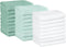 Amazon Basics Cotton Washcloths for Bathroom, Fast Drying, Extra Absorbent, 12 x