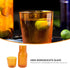 Cabilock Glass Cup and Water Kettle Kit, High Borosilicate Drinking Tools for Home Office Use, Cold Beverages